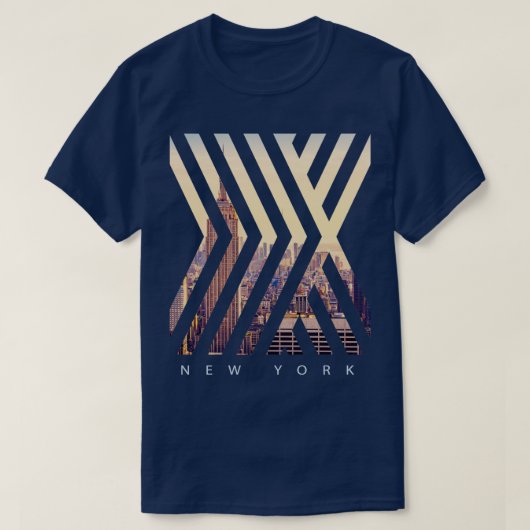 T-shirt New York City NYC Manhattan (Design devant)