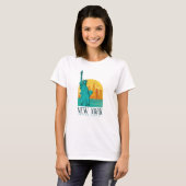 T-shirt New York City, NYC Skyline (Devant entier)