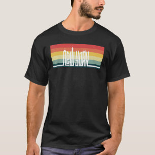 T-shirt New York City Skyline Vintage I Love NY Buildings