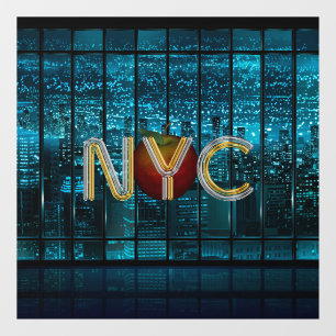 T-SHIRT New York City Window Cling Raamsticker