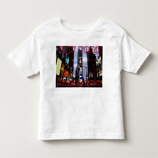 T-shirt New York Custom Baby NY Souvenir Shirt (Devant)