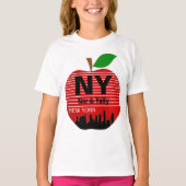 T-shirt New York Custom Noms La Grosse Pomme (Devant)