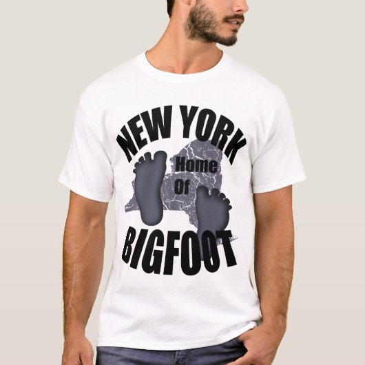 T-shirt New York Home of Bigfoot (Devant)