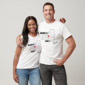 T-shirt New York : Le comté d'Onondaga (Unisexe)