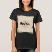 T-shirt New York Limited Edition Inspiré par 1960s Poster (Devant)