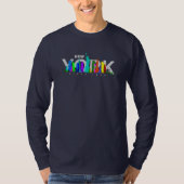 T-shirt New York | Manches longues pour hommes (Devant)