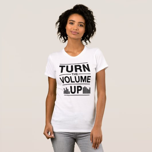 T-shirt New York Mayor Mamdani Turn The Volume Up (Devant entier)