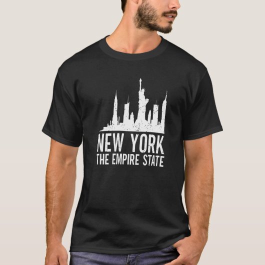 T-shirt New York New York L'Empire State (Devant)