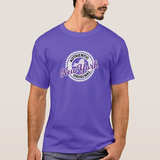 T-SHIRT NEW YORK - ORIGINAL AUTHENTIQUE - COULEURS NYU (Devant)