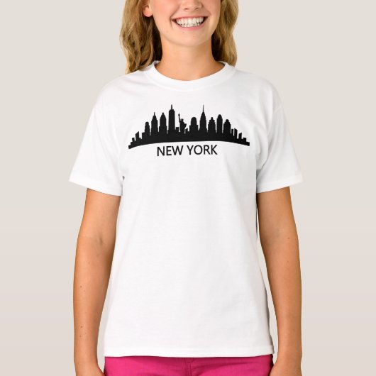 T-shirt New York Skyline (Devant)