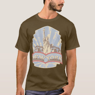 T-shirt New York Statue De Liberté USA Amérique Cadeau