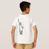 T-shirt New York Statue of Liberty pour enfants (Dos entier)