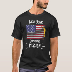 T-shirt New York Syracuse Mormon LDS Mission Missionnaire