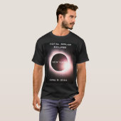 T-shirt NEW YORK Total éclipse solaire 8 avril 2024 (Devant entier)