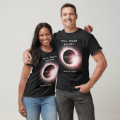 T-shirt NEW YORK Total éclipse solaire 8 avril 2024 (Unisexe)
