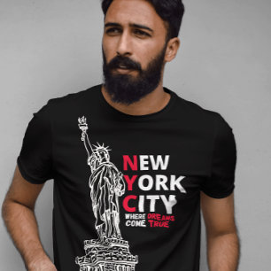 T-shirt New York ville vintage classique inspirant citatio