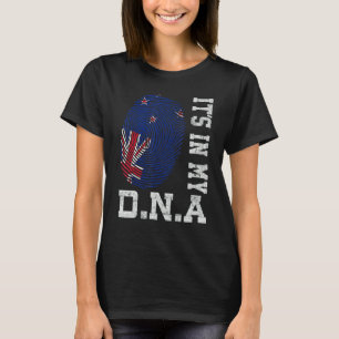 T-shirt New Zealand It's In My Dna New Zealand Flag