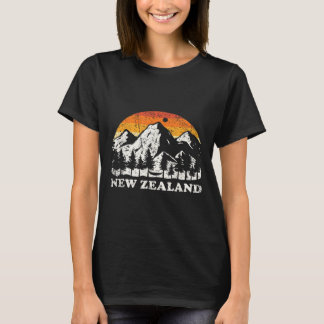 T-shirt New Zealand Mountain Hiker Gift New Zealand 