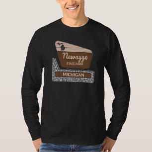 T-shirt Newaygo State Park Michigan MI Affiche de bienvenu