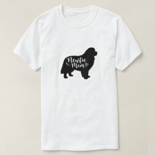 T-shirt Newfie Mom - Newfoundland Mom - Newfie Dog Moms