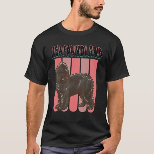T-shirt Newfoundland - Dog Identification - Dogs Lover - D (Devant)