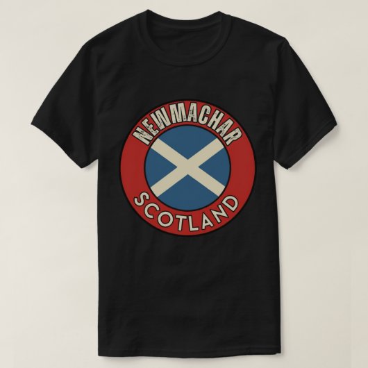 T-shirt Newmachar, Écosse (Design devant)