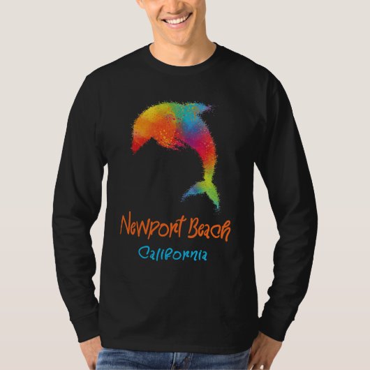 T-shirt Newport Beach  California  Souvenir (Devant)