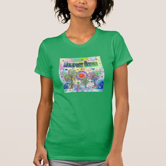T-shirt Newport Beach Deep Dream (Devant)