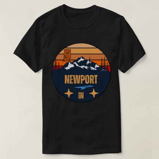T-shirt Newport, Indiana (Design devant)