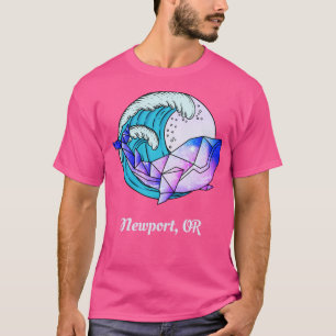 T-shirt Newport OR Peinture Japonaise Géométrique Orque Ép