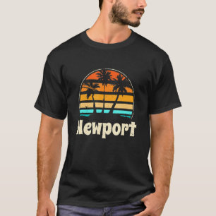 T-shirt Newport Oregon Beach Ou Beach Bum Us Villes Été