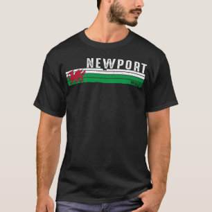T-shirt Newport Pays de Galles Vibrant Héritage Côtier