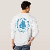 T-shirt Newport RI (sloop) (Dos entier)