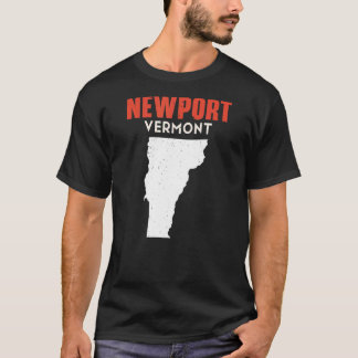 T-shirt Newport Vermont USA State America Travel Vermont