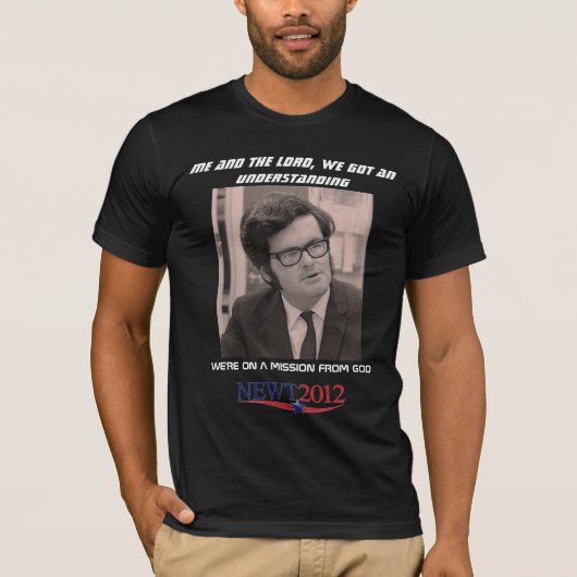 T-shirt Newt Gingrich 2012 (Devant)