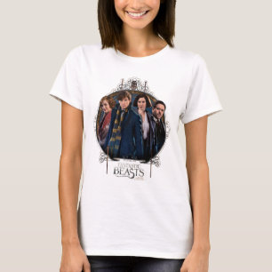 T-shirt NEWT SCAMANDER™ and Company Art Nouveau Frame