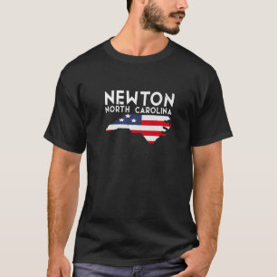 T-shirt Newton Caroline du Nord États-Unis État Amérique V