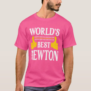 T-shirt Newton Nom de famille Famille Nom de famille Meill