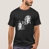 T-shirt Newton Vs Leibniz Mathematician Math Calculus Scie (Devant)