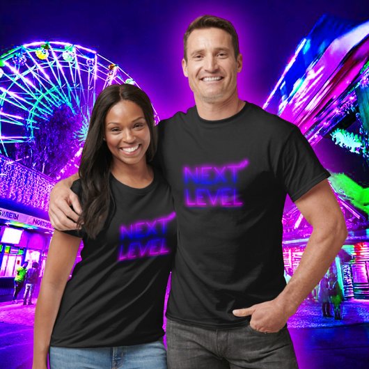 T-shirt Next Level L.A. Sunset Neon Noir