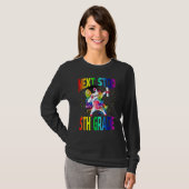 T-shirt Next Stop 5th Grade Graduation Unicorn (Devant entier)