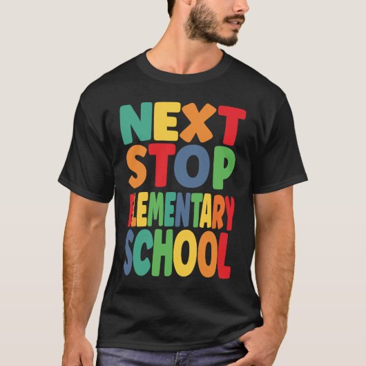 T-shirt Next Stop Elementary School Graduation 2022 Pour K (Devant)
