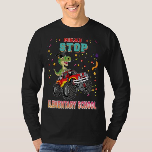 T-shirt Next Stop Elementary School Kindergarten Graduate (Devant)