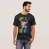 T-shirt Next Stop First Grade Graduation Unicorn (Devant entier)