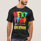 T-shirt Next Stop High School Hello High School Back to Sc (Devant)