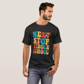 T-shirt Next Stop Middle School Gradua de 5e année (Devant entier)