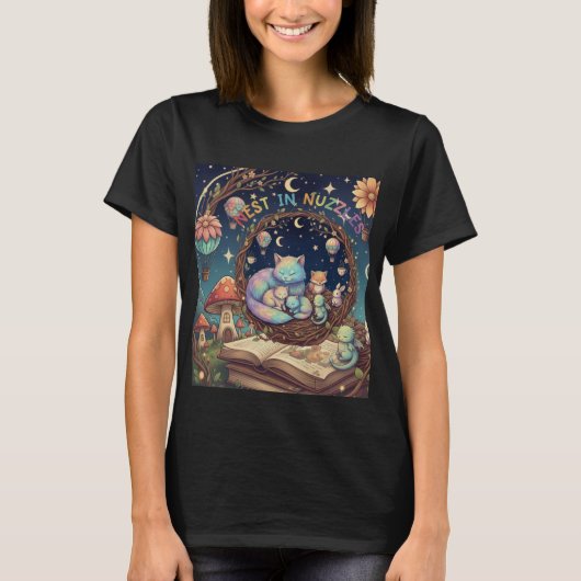 T-shirt Nez à Nuzzles - Cosy Cuddles Tee 🐦 💛 (Devant)