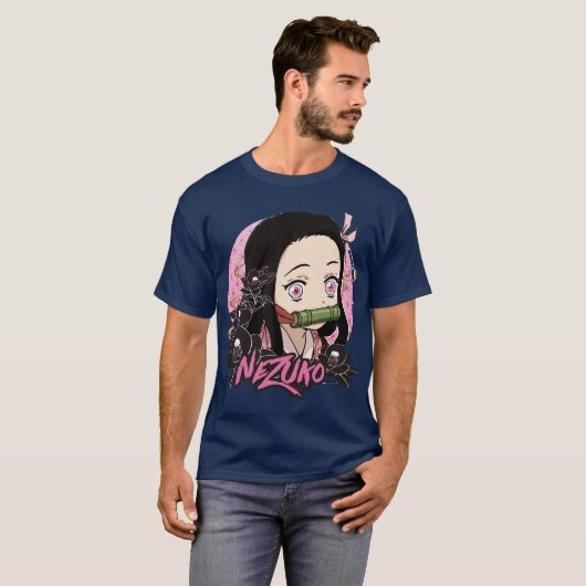 T-shirt Nezuko Le Démon Adorable (Devant entier)