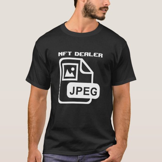 T-shirt NFT Dealer non-fongible Token Crypto Art NFT (Devant)
