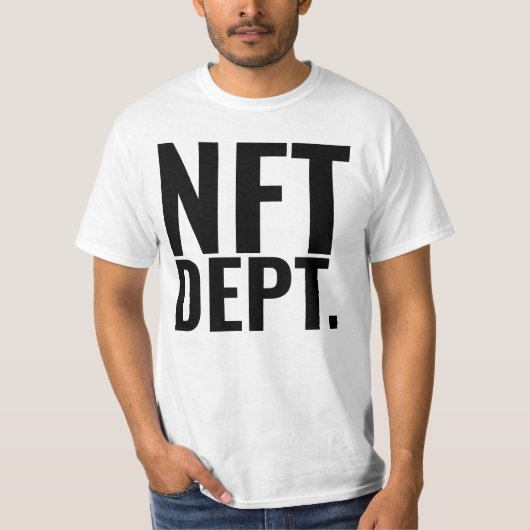 T-SHIRT NFT DEPT. (Devant)
